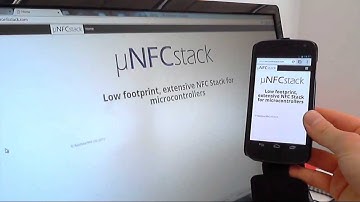 Dynamic NFC Tag Emulation with MicroNFCStack