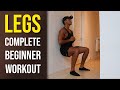 8 Home Calisthenics Leg Exercises for Complete Beginners - NO EQUIPMENT (Workout Routine)