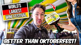 WORLD’S LARGEST Wine Festival In Germany - Better Than Oktoberfest?? 🇩🇪