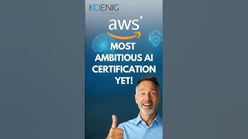 De meest ambitieuze AI-certificering van AWS tot nu toe!