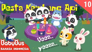 Panda kiki merayakan pesta kembang api | BabyBus indonesia | kartun anak | animasi anak. screenshot 3