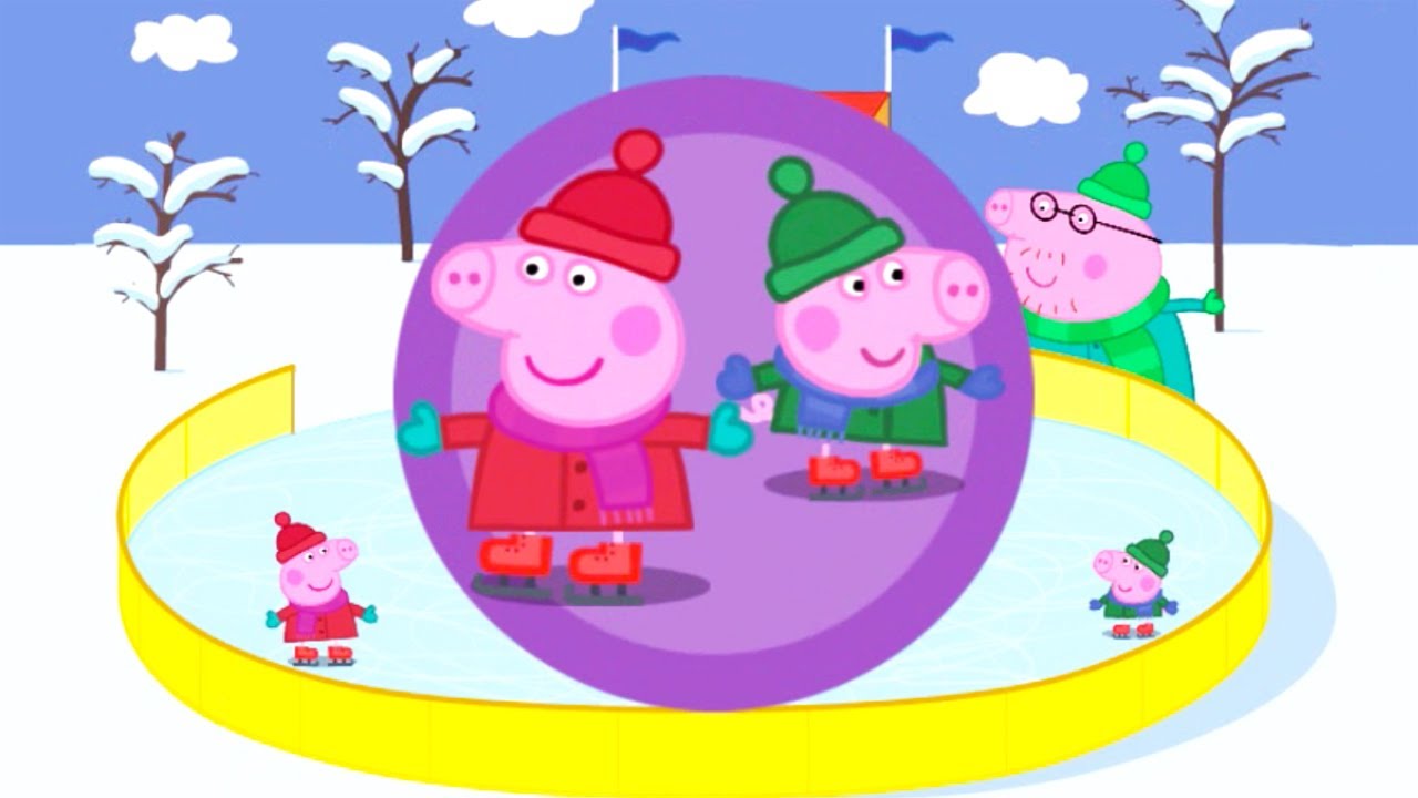 Peppa pig ice skating. Свинка Пеппа Ice Skating. Свинка Пеппа на коньках. Св нка Пеппа наконьках. Игра Свинка Пеппа.