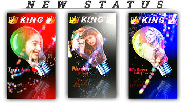 New style status video editing in kinemaster | status video kaise banaye | bulb green screen status