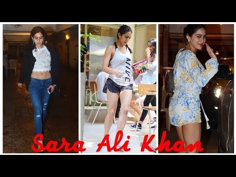 Sara Ali Khan Looking Extremely Hot!! Saif Ali Khan Daughter Sexy Look in 2018