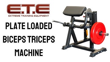Plate Loaded Biceps Triceps extreme training equipment