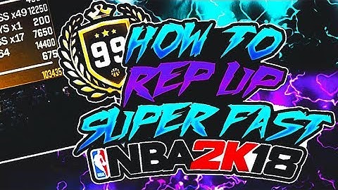 NBA 2K18 - How to Rep Up and Hit 99 Overall Really Fast! In Under A Month! Get 200k XP per game!