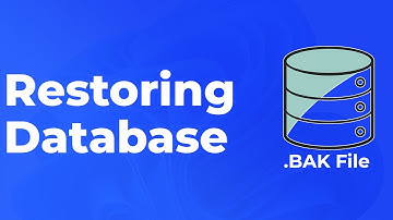 Restoring a Backup Database to SSMS with .BAK file in 2023  | # 010