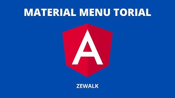 Angular Material Menu Tutorial [2021]