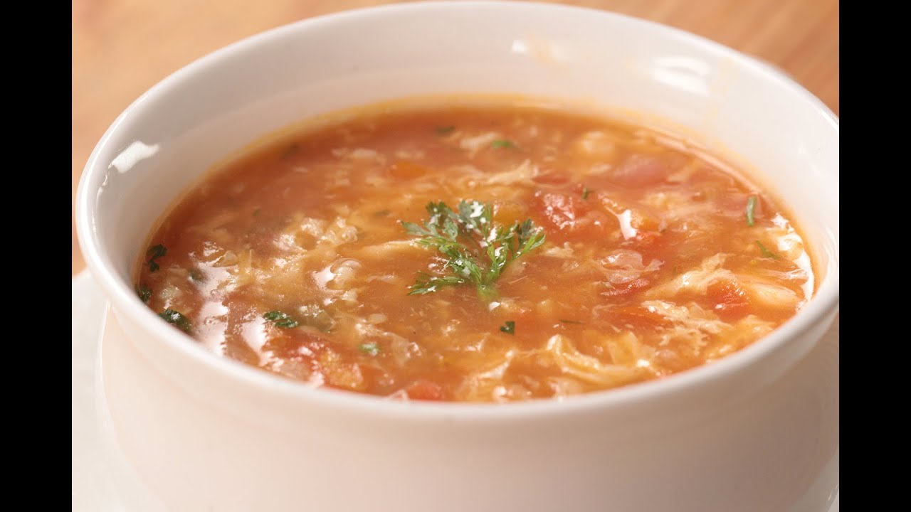 Tomato Egg Drop Soup