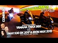 YAMAHA TMAX 560 vs 530 DX 2017 & IRON MAX 2015 | COMPARATIF
