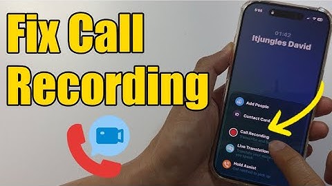 Hoe u het probleem met gespreksopname op de iPhone kunt oplossen
