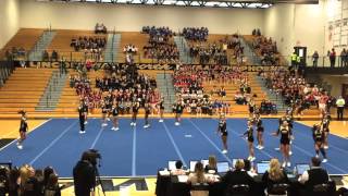 Joliet West Varsity Cheer @ LWN 2015