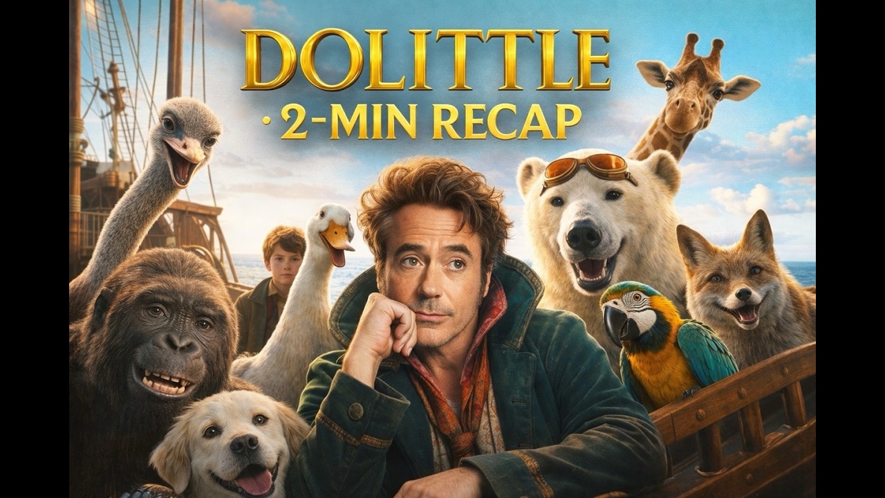 Dolittle in 2 Minutes | Fast Movie Recap 🎬