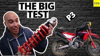 Testing My New YSS Suspension | HONDA CRF300L | Fixing The Soft Suspension Part 3