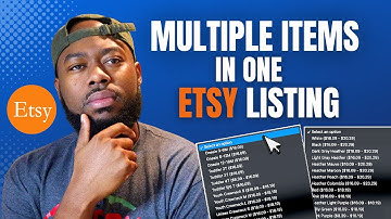 How to Create Multiple Items Under ONE Etsy listing | Printful Print on Demand Tutorial