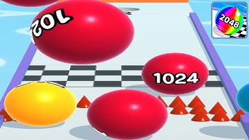 Ball Run 2048 ! All Levels Gameplay (524-529) android, ios