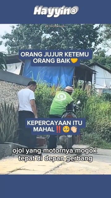 'Tak Kenal Tapi Ikhlas Menolong: Kisah Pemilik Rumah dan Driver Ojol' #shorts