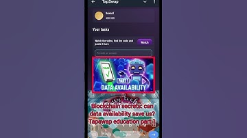 Blockchain secrets can data availability save us? #Tapswap education code part 1 @TapSwapChannel
