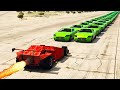 GTA 5 - CAN A RAMP CAR FLIP 100+ VEHICLES IN A ROW?