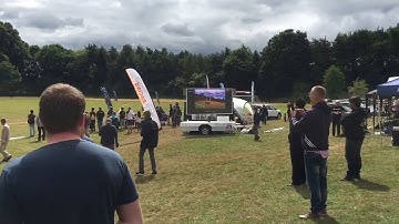 MOBO MB-5 mobile LED screen broadcast in a Drone Racing event