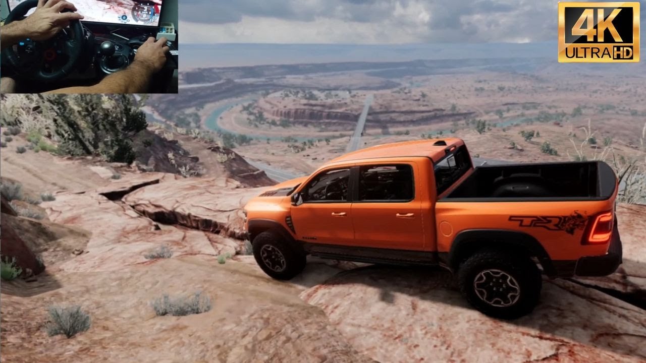 Dodge Ram TRX- BeamNG Drive | G29 Gameplay-4k-Realistic Car Crashes
