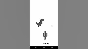 Jogo do Dino do chorme feito em Java e libgdx com aide, no Android