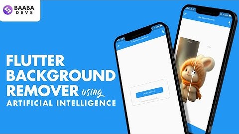 Flutter Tutorial: Remove Background from photo | Flutter Background Remover App