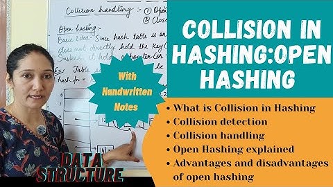 Collision In Hashing | Collision detection and handling Using Open Hashing | Data Structure 