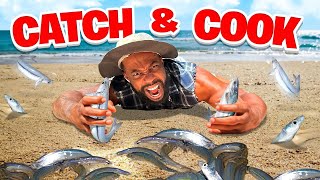 Catch & Cook the MOST GRUNIONS! CashNasty vs Kenny