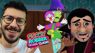 Scary Robber Deli̇ Hirsizlar Halloween Cadilar Bayrami Vampi̇r Oldu Yeni̇ Bölümler