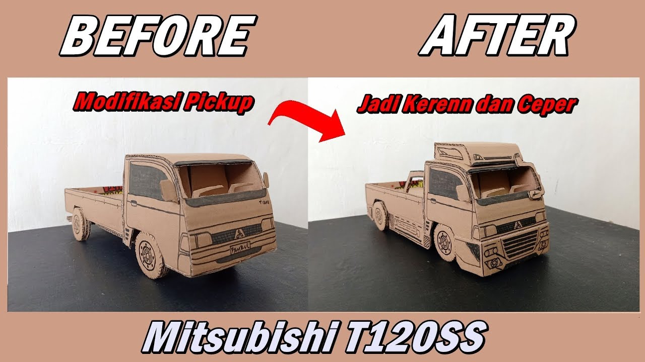 Cara Modifikasi Pickup Mitsubishi T120SS Jadi Ceper Ide Kreatif