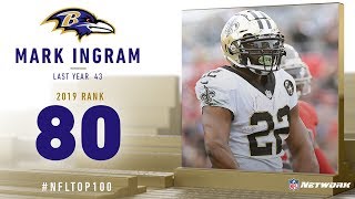 #80: Mark Ingram (RB, Ravens) | Top 100 Players Of 2019 | NFL #80: Mark Ingram (RB, Ravens) | Top 100 Players Of 2019 | NFL