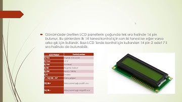LCD ve Keypad kullanımı