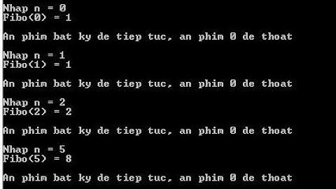 [Lập trình C] Hướng dẫn giải bài tìm số hạng thứ n của dãy số Fibonaci