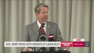 Gov. Brian Kemp remarks on killing of Laken Riley