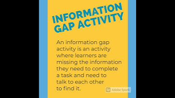 INFORMATION GAP ACTIVITIES
