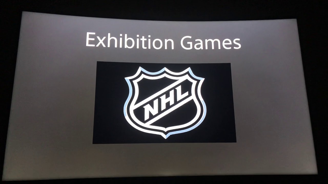 NHL Exhibition Games Schedule YouTube