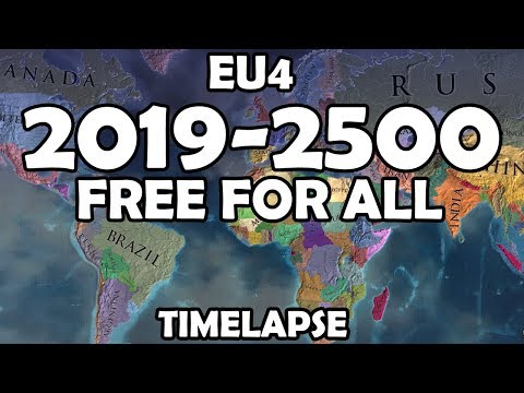 EU4: 2019-2500 Timelapse