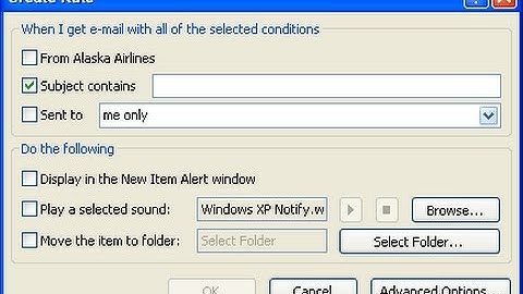 How to Create Rules in outlook 2016
