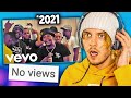 Reacting to New Music Videos with 0 VIEWS // 2021 EDITION