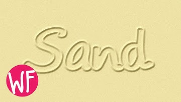 Photoshop Tutorial | Sand Text Effect in Photoshop