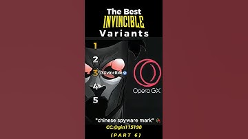 Ranking the Best Invincible Variants PART 6