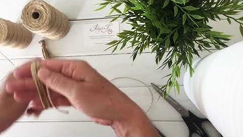 DIY Tassel Tutorial - How to Make a Jute Twine Tassel