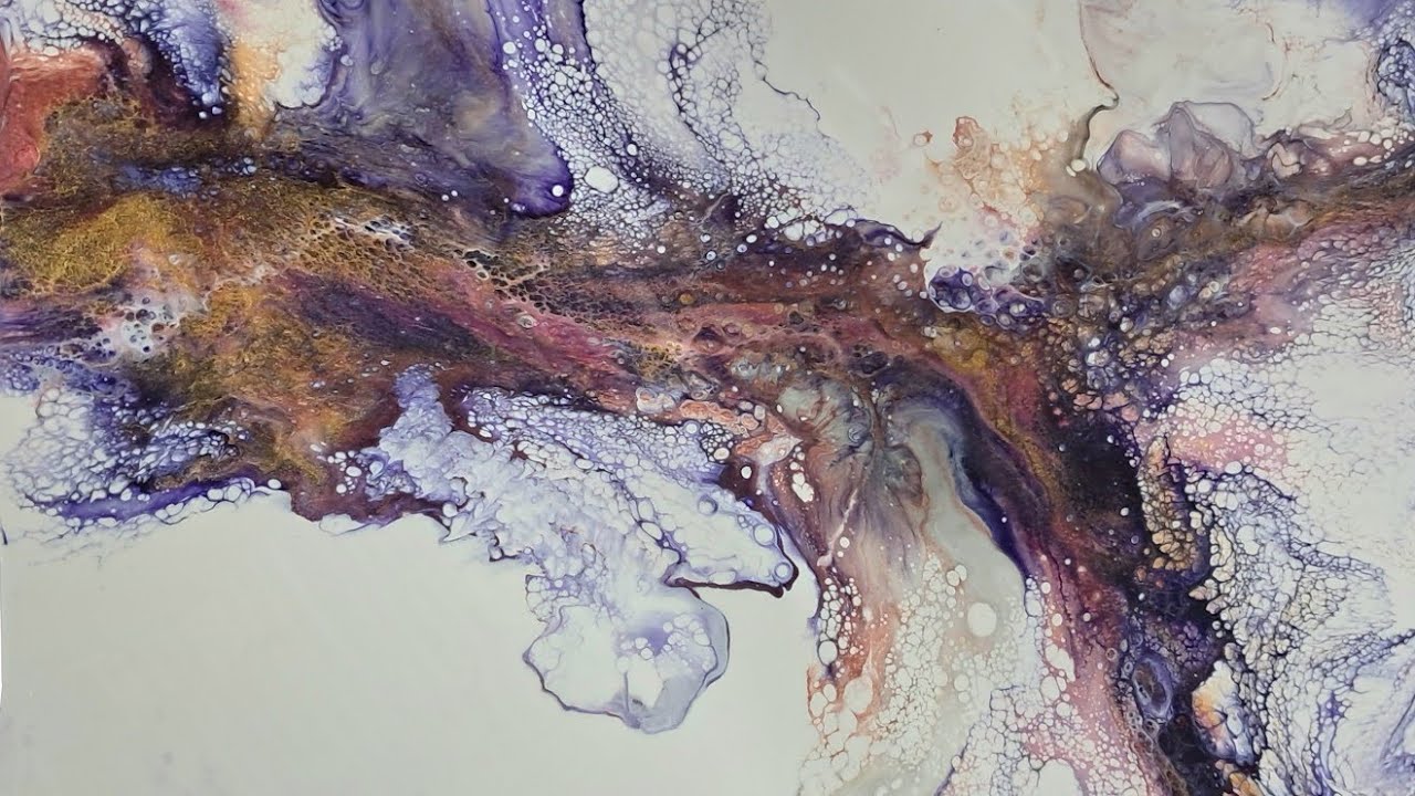 Stunning dutch pour in resin