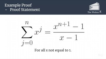 Inductive Proof Example 4 - Sum of x^k