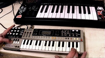 X1L3 - circuit bent Casio PT-50 with midi retrofit - Eerie ambience