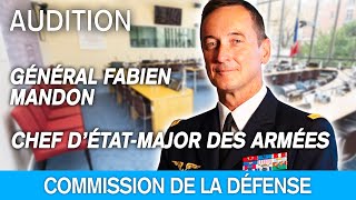 Audition du chef d’état-major des Armées françaises à l'Assemblée nationale - 22/10/2025