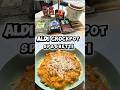 Crockpot Spaghetti in the camper was a hit! Everything used was from Aldis! #camper #dinner