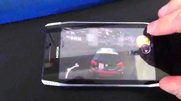 Nokia X7-00 with Symbian^3 OS. NFS Shift Gameplay [HD]