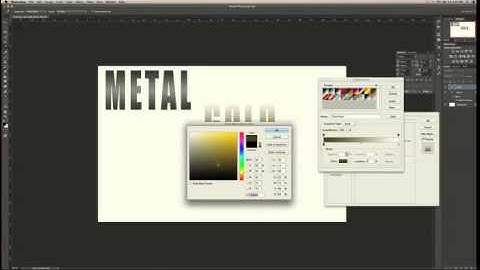 Using Gradient Tool for Text in Photoshop